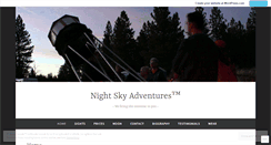 Desktop Screenshot of nightskyadventures.com